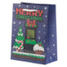 Retro Gaming Game Over Medium Christmas Gift Bag
