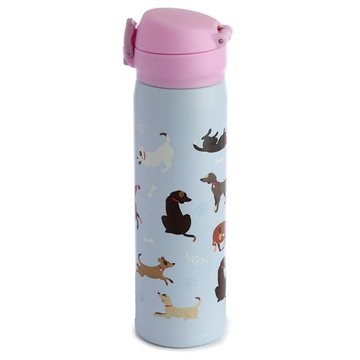 Catch Patch Dog Reusable Push Top Thermal Insulated Drinks Bottle