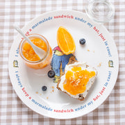 Personalised Paddington Bear Marmalade Sandwich Plate