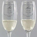 Personalised Ornate Swirl Couples Pair of Flutes with Gift Box - Myhappymoments.co.uk
