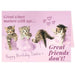 Personalised Rachael Hale 'Great Friends' Card - Myhappymoments.co.uk