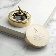 Engraved Iconic Adventurer's Sundial Compass - Myhappymoments.co.uk