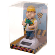 Solar Powered Nodding Builder Dashboard Toy - Myhappymoments.co.uk