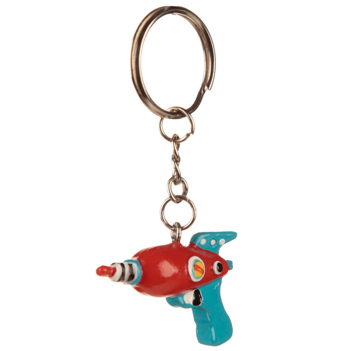 Space Cadet Space Gun Keyring - Myhappymoments.co.uk