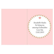 Personalised Best Godmother Card - Myhappymoments.co.uk
