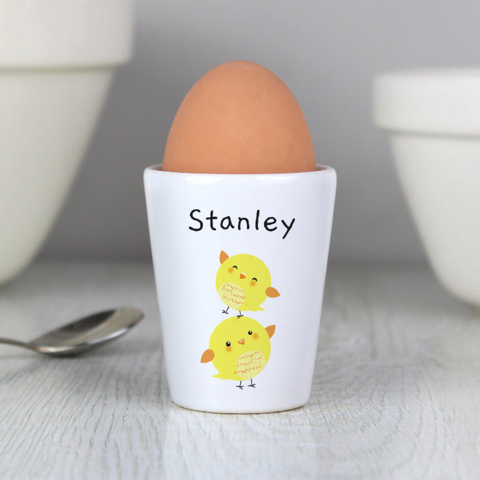 Personalised Easter Chicks Egg Cup | Easter Gift