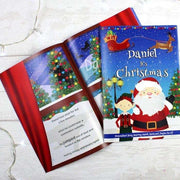 Personalised Boys It's Christmas Story Book Featuring Santa and his Elf Jingles - Myhappymoments.co.uk