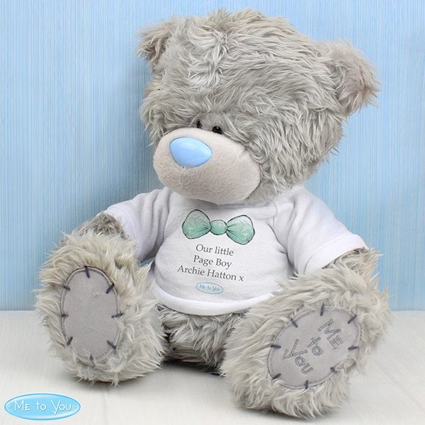Personalised Me To You Boy's Teddy Bear with T-Shirt For Pageboy and Usher - Myhappymoments.co.uk