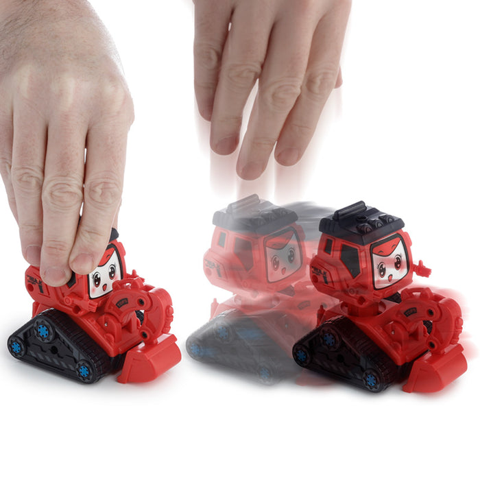 Press and Go Robot Dredge Digger Truck Action Toy