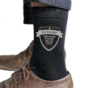 Personalised Classic Shield Men's Socks - Myhappymoments.co.uk
