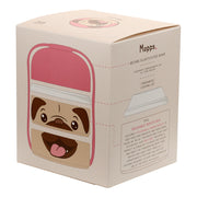 Mopps Pug Stacked Round Bento Lunch Box
