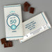 Personalised Birthday Age Milk Chocolate Bar from Pukkagifts.uk