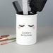 Personalised Eyelashes Ceramic Storage Pot