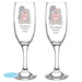 Personalised Me To You Wedding Pair of Flutes with Gift Box - Myhappymoments.co.uk
