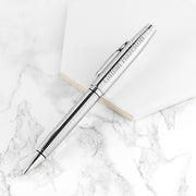 Personalised Cross Coventry Pen - Silver Chrome