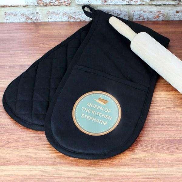 Personalised Baker Oven Gloves - Myhappymoments.co.uk