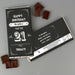 Personalised Birthday Age Vintage Typography Milk Chocolate Bar from Pukkagifts.uk