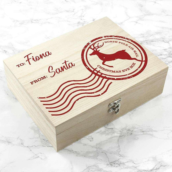 Personalised North Pole Special Delivery Christmas Eve Box - Myhappymoments.co.uk