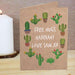 Personalised Cactus Card - Myhappymoments.co.uk