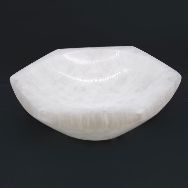Selenite Hexagon Bowl - Multiple sizes
