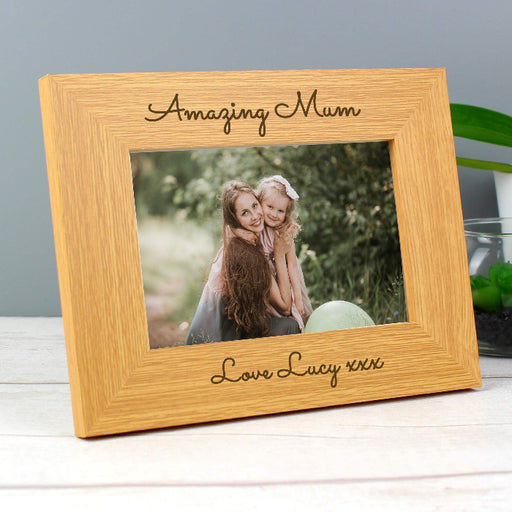 Custom Photo Frame 4x6 - Any Text Engraving 