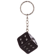 Skulls & Roses Dice Keyring - Myhappymoments.co.uk
