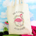 Personalised Flamingo Cotton Tote Bag - Myhappymoments.co.uk