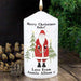 Personalised Father Christmas Candle - Myhappymoments.co.uk