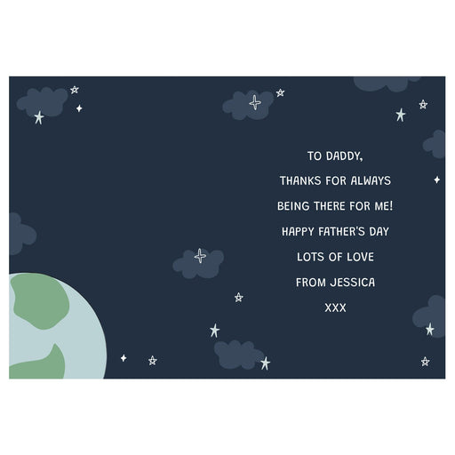 Personalised You Mean The World To Me Card