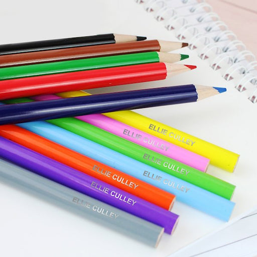 Personalised Colouring Pencils Pack of 12