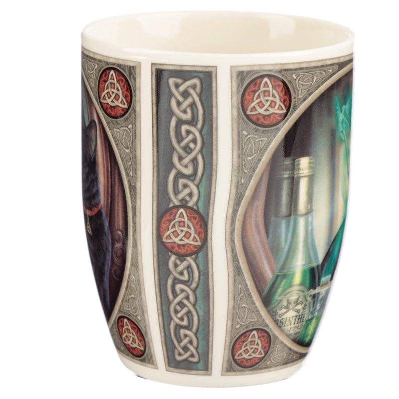 Lisa Parker Absinthe Cat Porcelain Mug