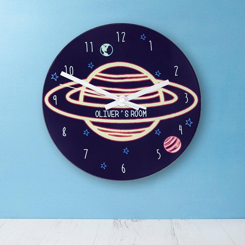 Personalised Space Wall Clock