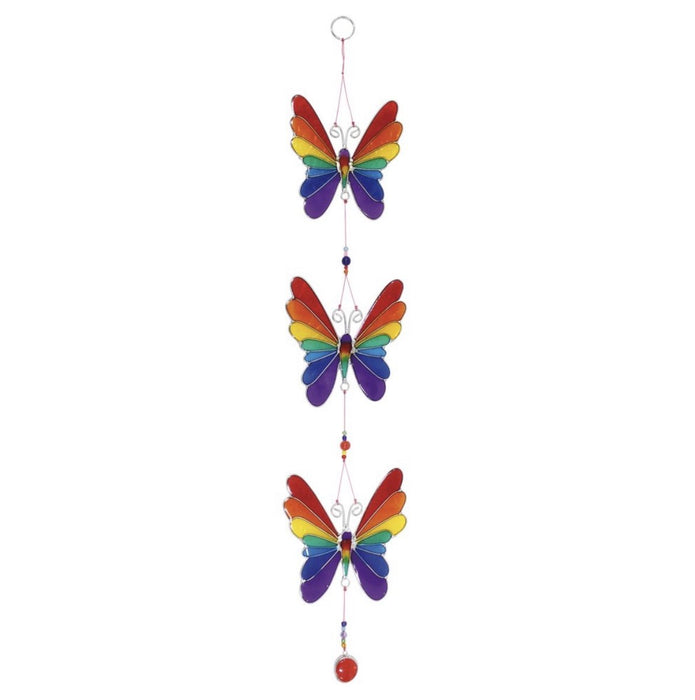 String of Butterflies Rainbow Suncatcher