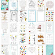 Personalised Wedding Activity Book with Stickers - Myhappymoments.co.uk