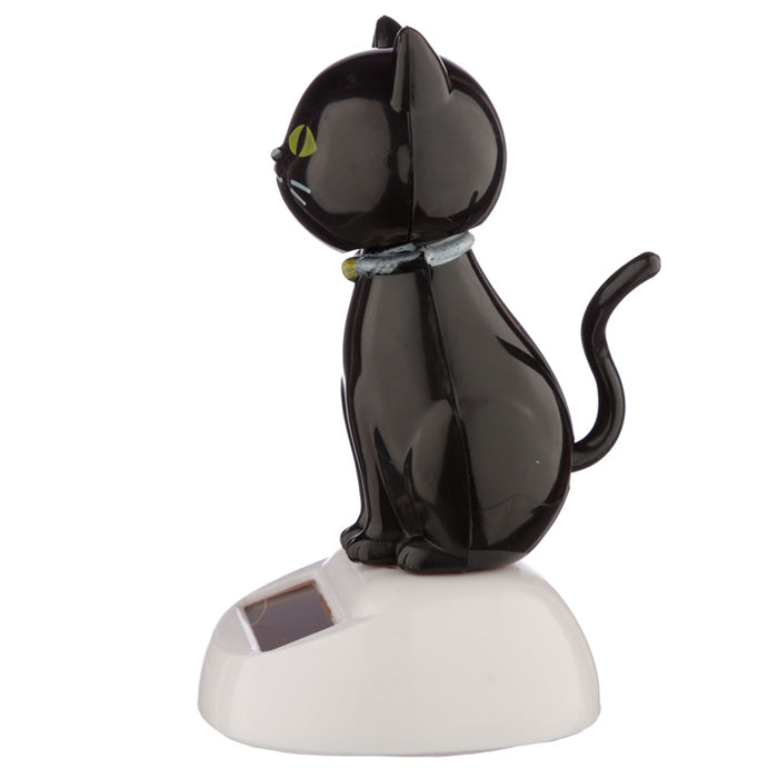 Lucky Black Cat Solar Dashboard Pal