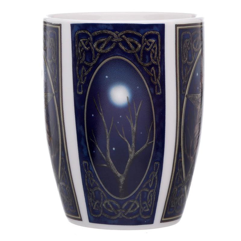 Lisa Parker Wolf Head Porcelain Mug