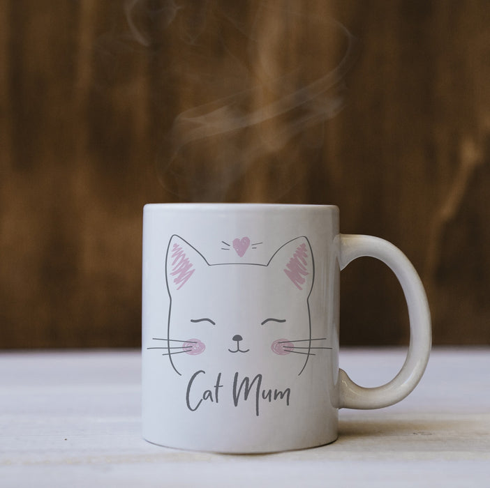 Personalised Cat Mum Mug - Myhappymoments.co.uk