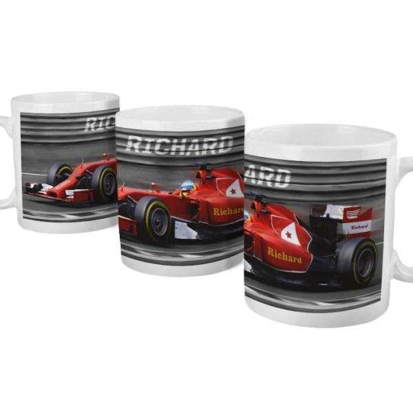 Personalised Formula 1 Mug - Myhappymoments.co.uk