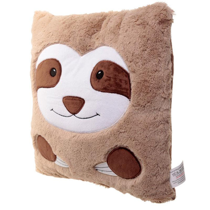 Plush Sloth Face Cushion