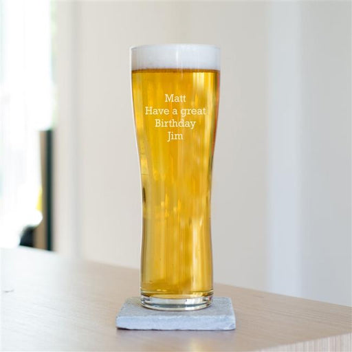 Personalised Special Message Pint Beer Glass