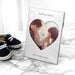 Personalised Silver Plated Heart Photo Frame