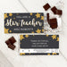 Personalised You Are A Star Teacher Chocolate Bar - Myhappymoments.co.uk