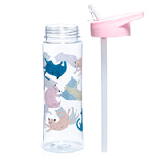 Shatterproof Plastic Reusable 550ml Water Bottle Flip Straw - Cat's Life