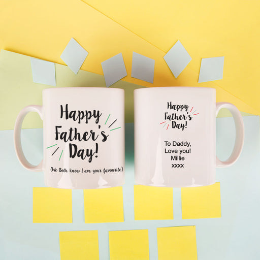 Personalised Happy Fathers Day Mug - Myhappymoments.co.uk