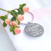 Personalised Bridesmaid Wedding Keyring - Myhappymoments.co.uk
