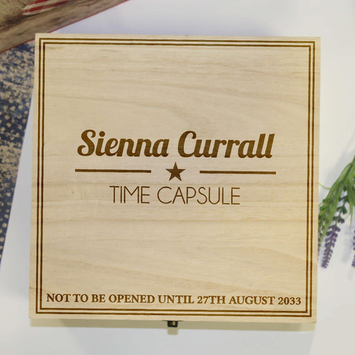 Personalised Time Capsule Memory Box - Myhappymoments.co.uk