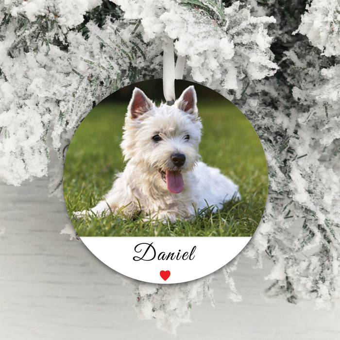 Personalised Pet Photo Christmas Decoration
