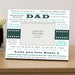 Personalised Thank You Dad Photo Frame Wooden 6x4 - Myhappymoments.co.uk