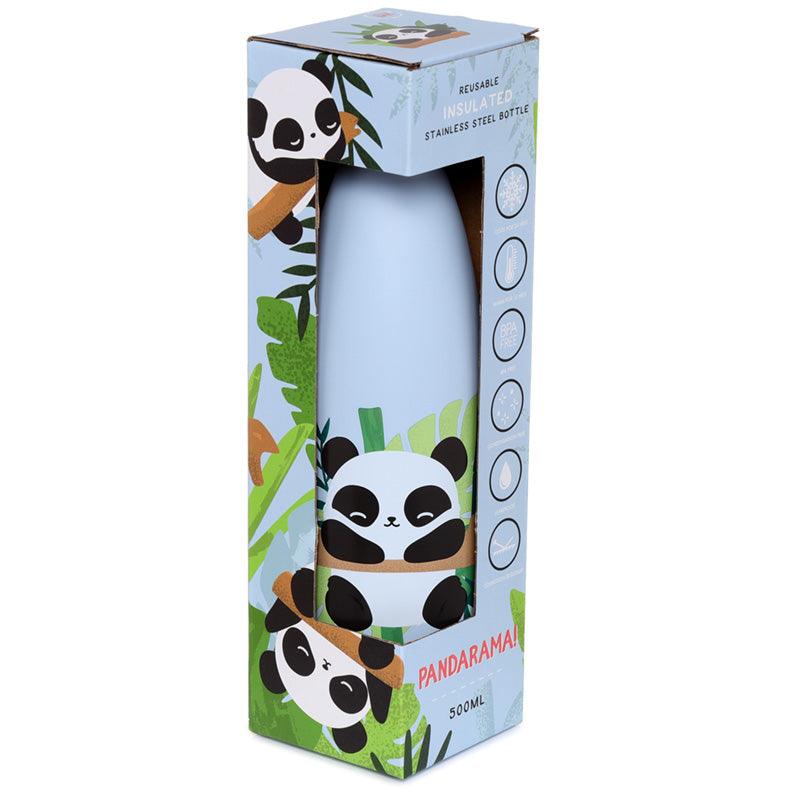 Reusable Panda Stainless Steel Insulated Drinks Bottle 500ml