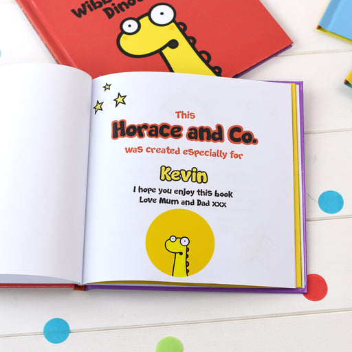 Personalised Flossy and Jim The Wibbly-Wobbly Dinosaur Book - Myhappymoments.co.uk